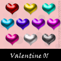 Free Valentine Embellishments, Scrapbook Downloads, Printables, Kit