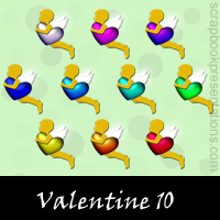 Free Valentine Embellishments, Scrapbook Downloads, Printables, Kit