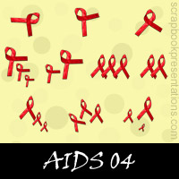 Free AIDS Embellishments, Scrapbook Downloads, Printables, Kit