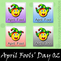 Free April Fools' Days Embellishments, Scrapbook Downloads, Printables, Kit