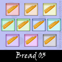 Free Bread SnagIt Stamps, Scrapbooking Printables Download