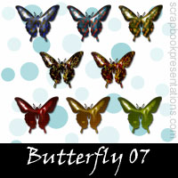 Free Butterfly Scrapbook Embellishments