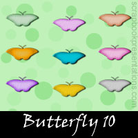 Free Butterfly Embellishments, Scrapbooking Printables Download