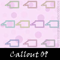 Free Callout SnagIt Stamps, Scrapbooking Printables Download