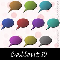 Free Callout SnagIt Stamps, Scrapbooking Printables Download