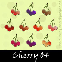 Free Cherry Embellishments, Scrapbook Downloads, Printables, Kit