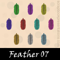 Free Feather Embellishments, Scrapbook Downloads, Printables, Kit