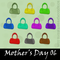 Free Mother's Day Embellishments, Scrapbook Downloads, Printables, Kit