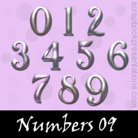 Free Numbers Embellishments, Scrapbook Downloads, Printables, Kit