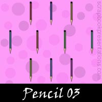 Free Pencil SnagIt Stamps, Scrapbooking Printables Download