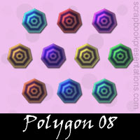 Free Polygon Embellishments, Scrapbook Downloads, Printables, Kit
