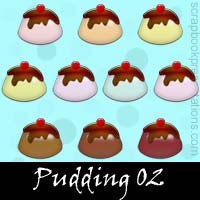 Free Pudding SnagIt Stamps, Scrapbooking Printables Download