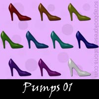 Free Pumps SnagIt Stamps, Scrapbooking Printables Download