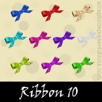 Free Ribbon SnagIt Stamps, Scrapbooking Printables Download