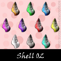 Free Shell Embellishments, Scrapbook Downloads, Printables, Kit
