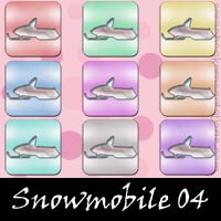 Free Snowmobile SnagIt Stamps, Scrapbooking Printables Download