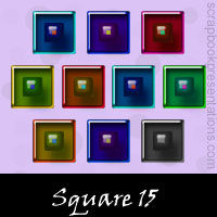 Free Square SnagIt Stamps, Scrapbooking Printables Download