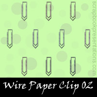 Free Wire Paper Clip SnagIt Stamps, Scrapbooking Printables Download