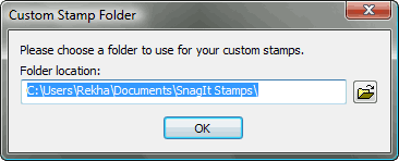Custom Stamps Folder